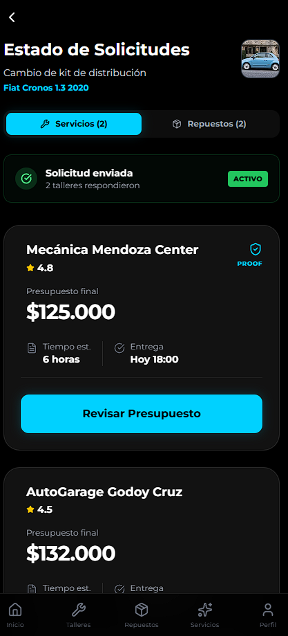 Opciones cercanas y más claras